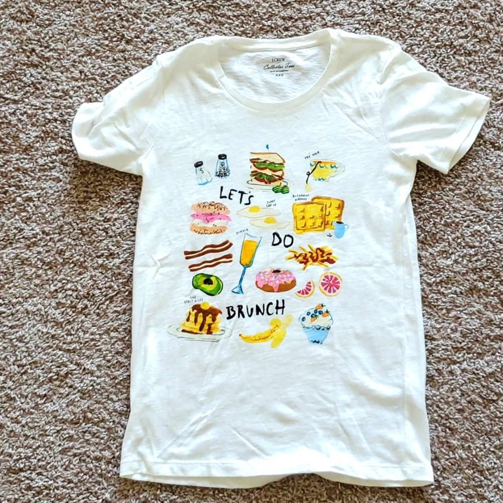 J Crew brunch short sleeve shirt, size XXS